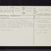 Edinburgh, Craigentinny, NT27SE 115, Ordnance Survey index card, page number 1, Recto