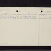 Edinburgh, Corstorphine Hill, NT27SW 23, Ordnance Survey index card, Verso