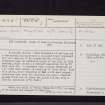 Camilla, NT29SW 5, Ordnance Survey index card, page number 1, Recto