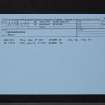 Phenzhopehaugh, NT31SW 5, Ordnance Survey index card, Recto