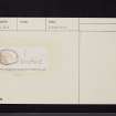 Purvis Hill, NT33NE 1, Ordnance Survey index card, Recto
