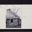 Cardrona House, Dovecot, NT33NW 29, Ordnance Survey index card, Recto