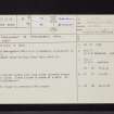 Chalkieside, NT36NE 8, Ordnance Survey index card, page number 1, Recto