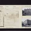 Newbattle Abbey House, NT36NW 14, Ordnance Survey index card, page number 1, Recto