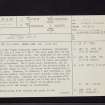 Eskbank, NT36NW 34, Ordnance Survey index card, page number 1, Recto