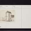 Smeaton House, NT36NW 44, Ordnance Survey index card, Recto