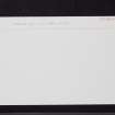 Edinburgh, Gilmerton, The Drum, Drum Wood, Ice-Houses, NT36NW 121, Ordnance Survey index card, Recto
