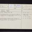 Wright's Houses, NT36SE 9, Ordnance Survey index card, page number 1, Recto