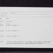 Ford, NT36SE 21, Ordnance Survey index card, Recto