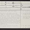 Prestonpans, Preston Grange, NT37SE 2, Ordnance Survey index card, page number 1, Recto