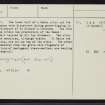 Inveresk, Musselburgh, Roman Fort, NT37SW 8, Ordnance Survey index card, page number 3, Recto