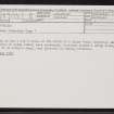 Inveresk, NT37SW 33, Ordnance Survey index card, page number 2, Recto