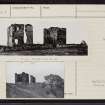 Macduff's Castle, NT39NW 5, Ordnance Survey index card, Recto