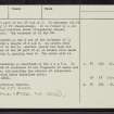 Chester Knowe, NT40NE 1, Ordnance Survey index card, page number 3, Recto