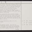 The Dod, NT40NE 9, Ordnance Survey index card, page number 2, Verso