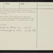 The Dod, NT40NE 9, Ordnance Survey index card, page number 3, Recto