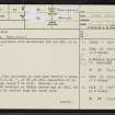 Southfield, NT40NE 29, Ordnance Survey index card, page number 1, Recto