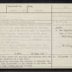 Wester Alemoor, NT41NW 1, Ordnance Survey index card, Recto