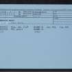 Borthwick Mains, NT41SW 3, Ordnance Survey index card, Recto