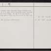 Harden, NT41SW 9, Ordnance Survey index card, page number 2, Verso