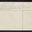 The Haining, NT42NE 23, Ordnance Survey index card, page number 3, Recto