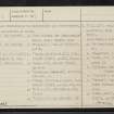 Oakwood, NT42SW 1, Ordnance Survey index card, page number 4, Verso
