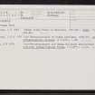 Oakwood, NT42SW 1, Ordnance Survey index card, page number 2, Recto