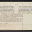 Wester Essenside, NT42SW 5, Ordnance Survey index card, page number 3, Recto