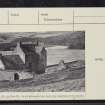 Buckholm Tower, NT43NE 9, Ordnance Survey index card, page number 1, Recto