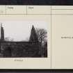 Galashiels, Church Street, Gala Burial Aisle, NT43NE 16, Ordnance Survey index card, page number 1, Recto