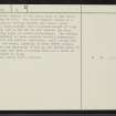 Craigend, NT44NE 3, Ordnance Survey index card, page number 2, Verso