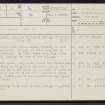 Soutra Aisle, NT45NE 2, Ordnance Survey index card, page number 1, Recto