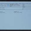 Soutra Aisle, NT45NE 5, Ordnance Survey index card, Recto