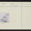 Carfrae, NT45SE 9, Ordnance Survey index card, Recto
