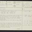 Herdmanston, NT46NE 1, Ordnance Survey index card, page number 1, Recto