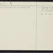 Herdmanston, NT46NE 1, Ordnance Survey index card, page number 2, Recto