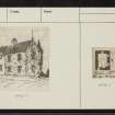 Woodhall House, NT46NW 5, Ordnance Survey index card, Recto