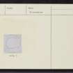 Longfaugh, NT46SW 10, Ordnance Survey index card, Recto