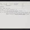 Longfaugh, NT46SW 10, Ordnance Survey index card, Recto