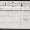 Elvingston, NT47SE 8, Ordnance Survey index card, page number 1, Recto