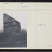 Tranent, Dovecot Brae, Dovecot, NT47SW 2, Ordnance Survey index card, Recto