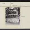 Luffness House, Dovecot, NT48SE 16, Ordnance Survey index card, Recto