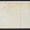 Blakebillend, NT50NW 1, Ordnance Survey index card, Verso