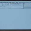 Rubers Law, NT51NE 10, Ordnance Survey index card, Recto