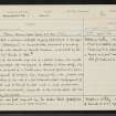 Rubers Law, NT51NE 10, Ordnance Survey index card, page number 1, Recto