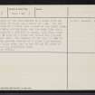 Rowchester, Kippilaw Mains, NT52NW 5, Ordnance Survey index card, page number 2, Verso