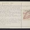 Chesterknowes, NT52NW 8, Ordnance Survey index card, page number 2, Verso