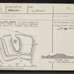 Riddell, NT52SW 2, Ordnance Survey index card, page number 1, Recto