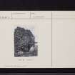 Earlston, Rhymer's Tower, NT53NE 3, Ordnance Survey index card, Recto