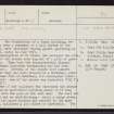 Easter Langlee, NT53NW 2, Ordnance Survey index card, page number 1, Recto